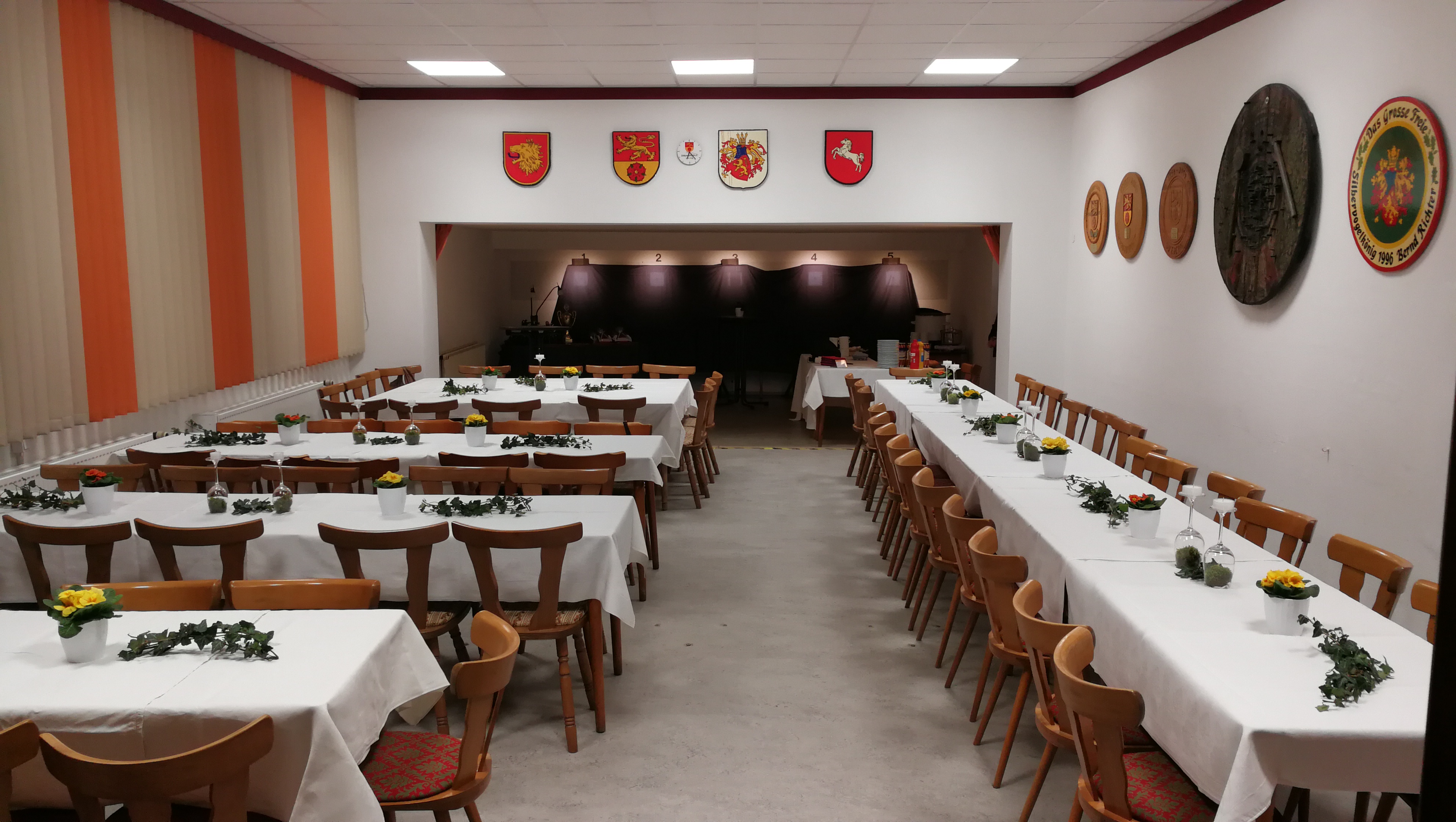 Veranstaltungsraum im Schützenhaus Veranstaltungsraum im Schützenhaus